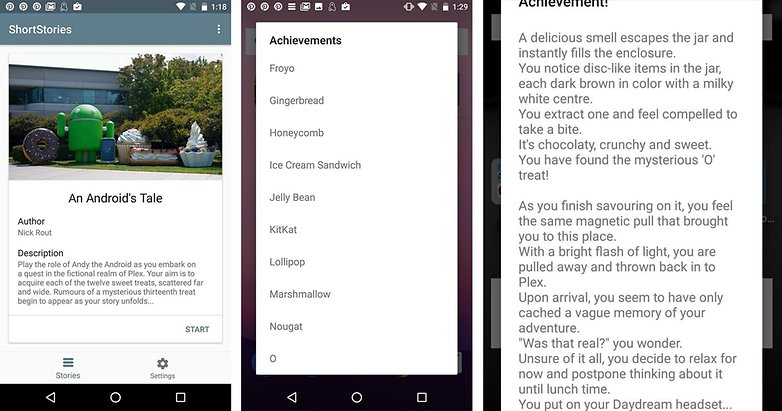 andorid oreo shortstories