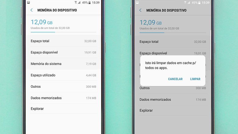 cache todos apps
