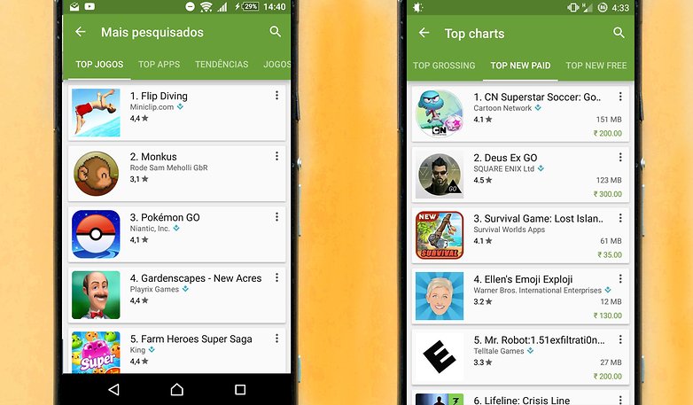 google play store update tamanho app