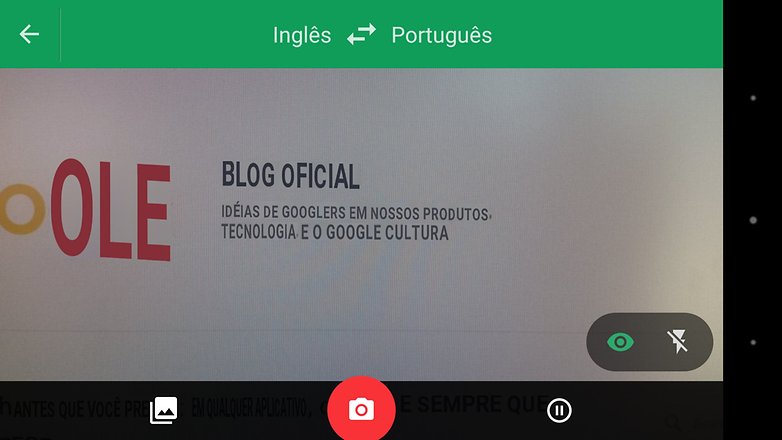 google tradutor camera traducao