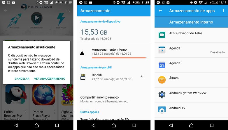 play store memoria aumentar recurso