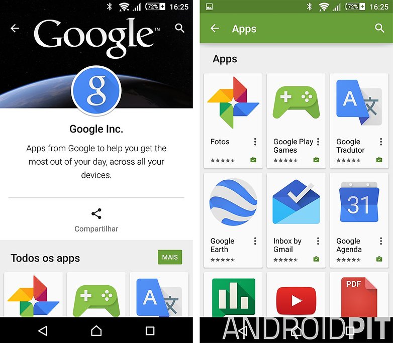 play store update app desenvolvedor