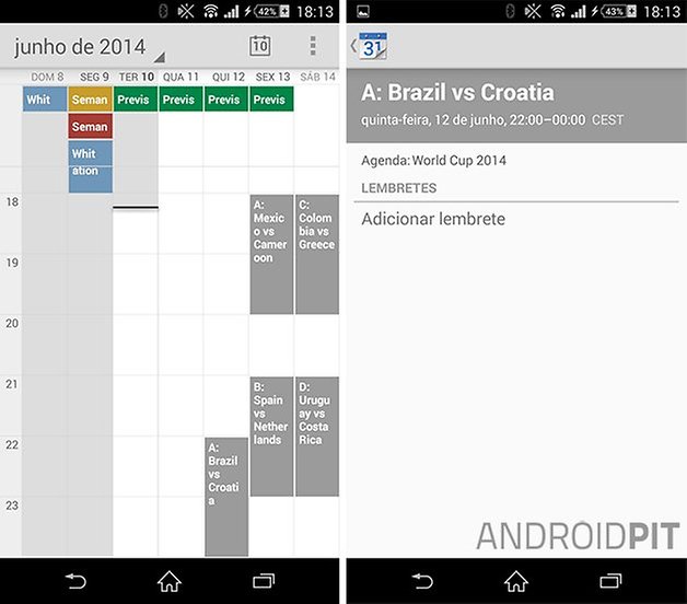 Calendario copa do mundo google