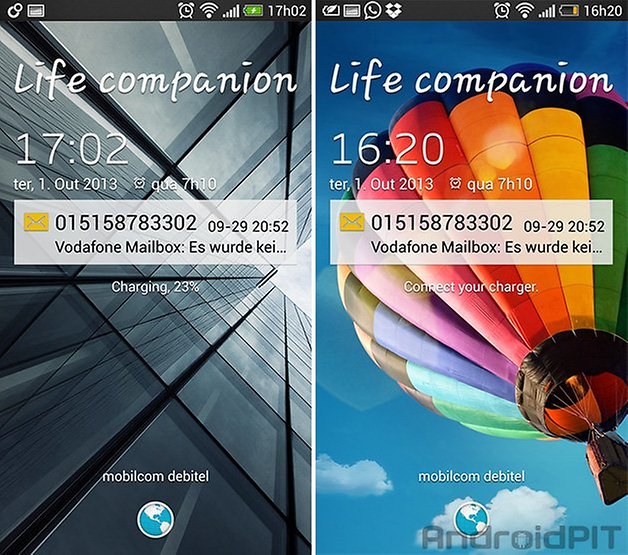 Galaxy S4 tela bloqueio