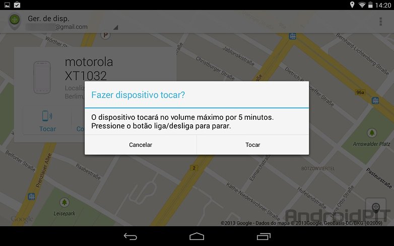 Gerenciador dispositivos android app play store