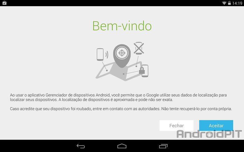 Gerenciador dispositivos android play store