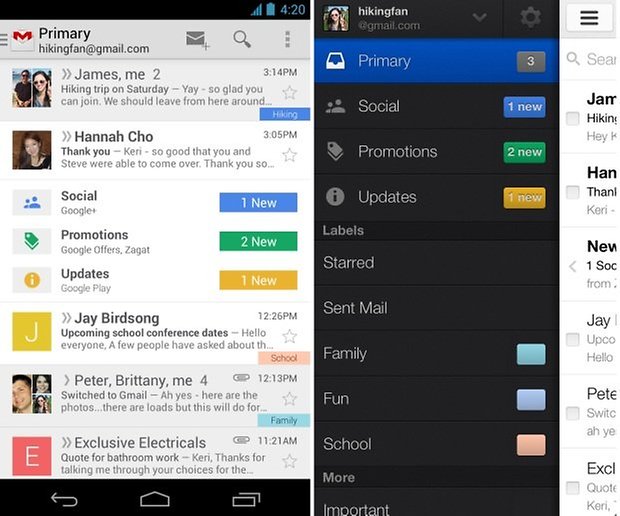 Gmail atualizacao