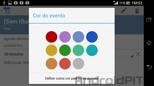 Google agenda marcadores