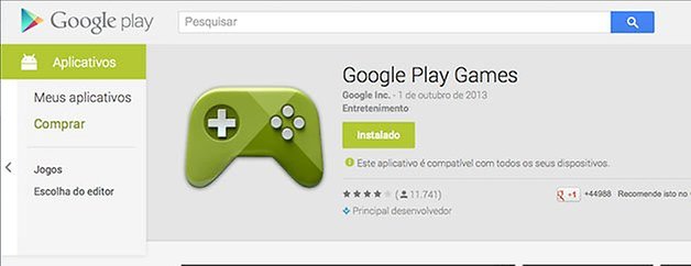 Google play games app