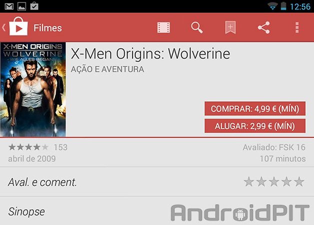 Google play store update filmes