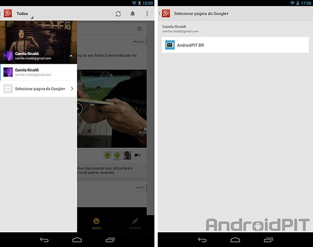 Google plus atualizacao versao 4 1