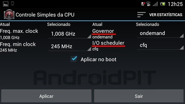 Governador i o scheduler