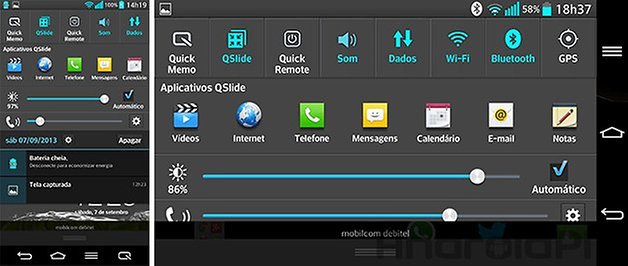 LG G2 review barra notificacoes