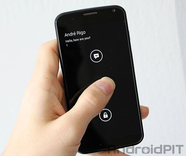 Moto X lockscreen notifications