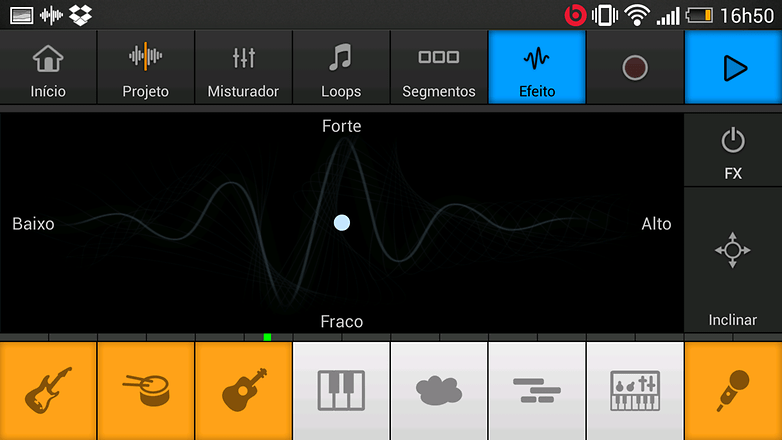 Music maker jam efeitos