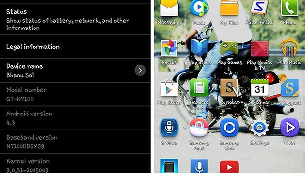 Android 4.3 para Galaxy Note 2 já está nas Centrais de Serviço da Samsung