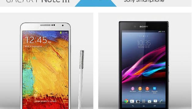 Qual é a sua? Galaxy Note 3 vs. Sony Xperia Z Ultra