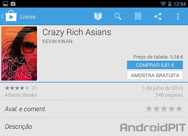 Play Store livros preco