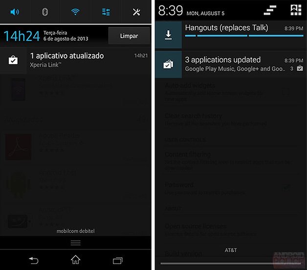 Play Store notificacoes