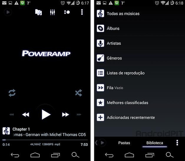 Powewamp player musica