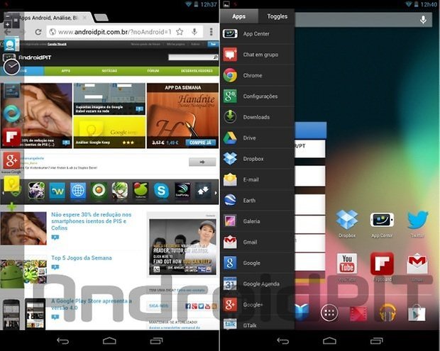 Sidebar Android