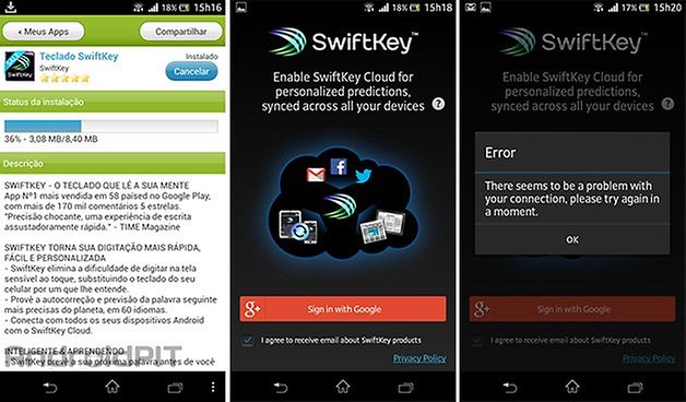 Swiftkey erro