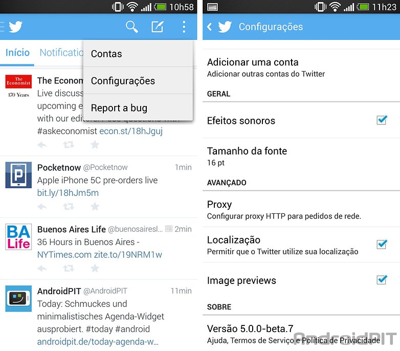 Twitter 5.0 beta chega para testadores, confira as novidades! | AndroidPIT