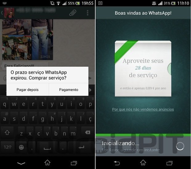 WhatsApp expirou e voltou 2