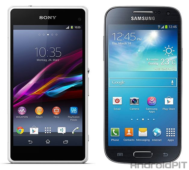 Xperia Z1 Compact Galaxy s4 mini