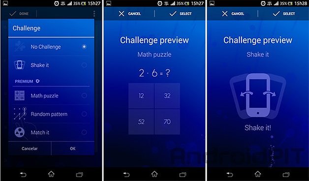 desafios alarme android