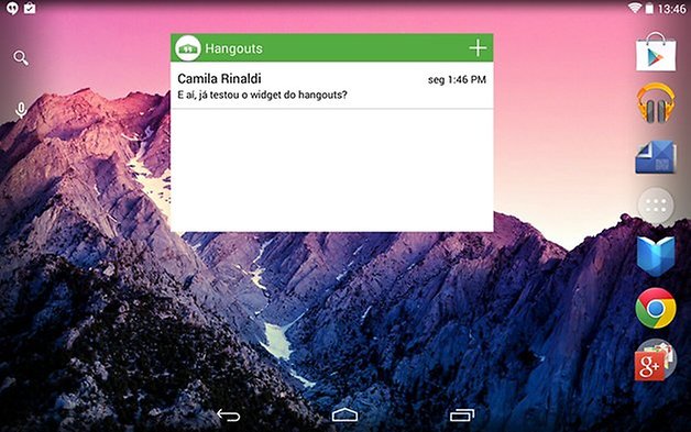 hangouts widget