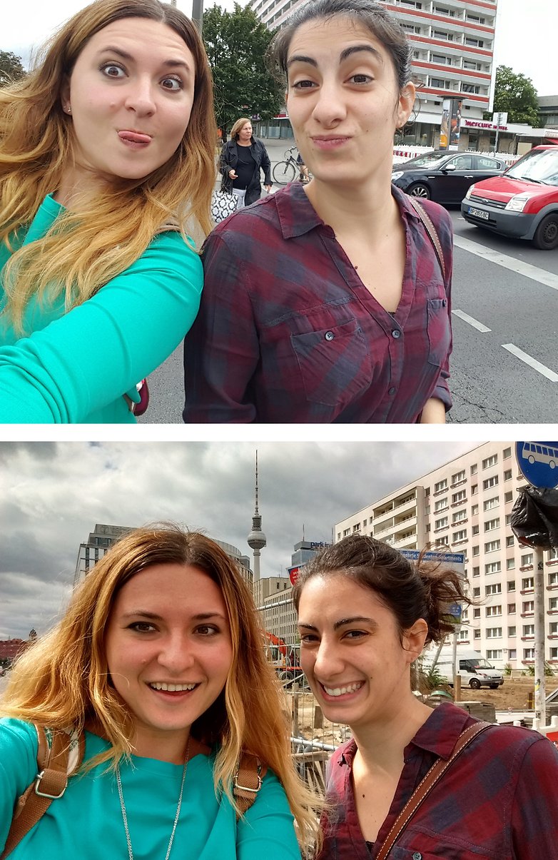 Smartphone x camera comparacao selfie xy