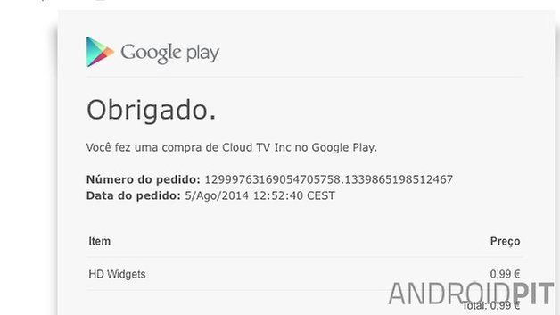 Google play store reembolso