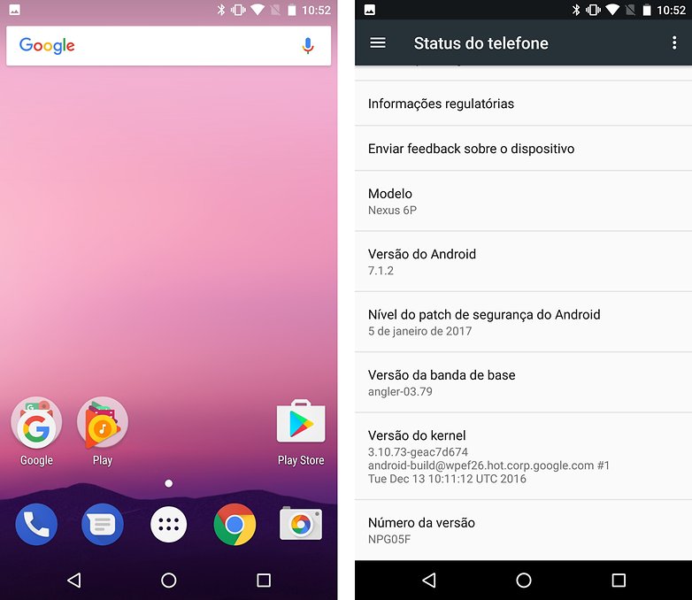 Android 7.1 nougat user manual update