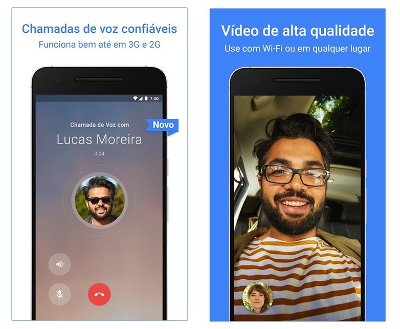 chamadas voz duo