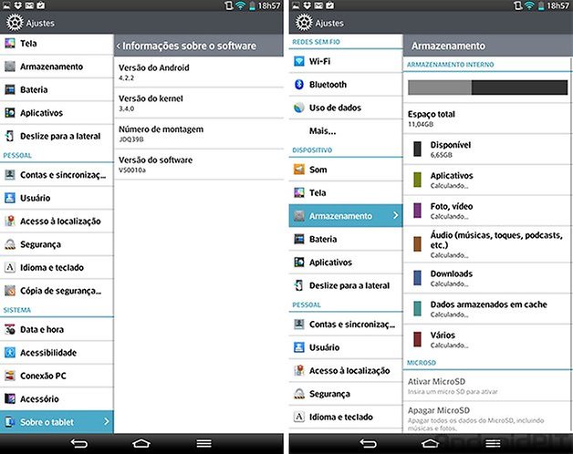 LG G pad 83 android