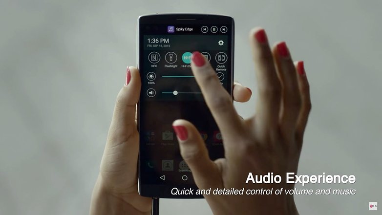LG UX 4 0 plus LG v10 audio