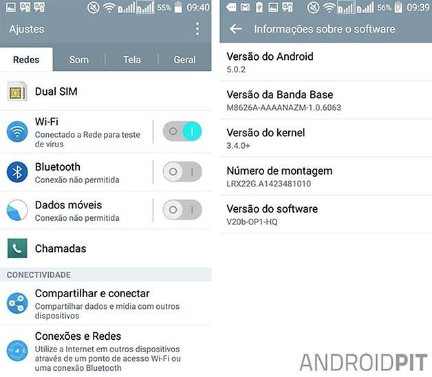 Lg l90 android lollipop atualizacao