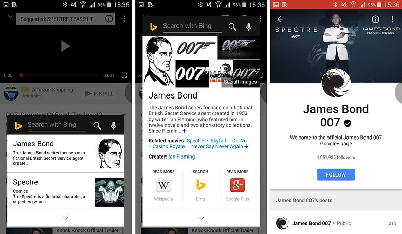 bing search now on tap marshmallow