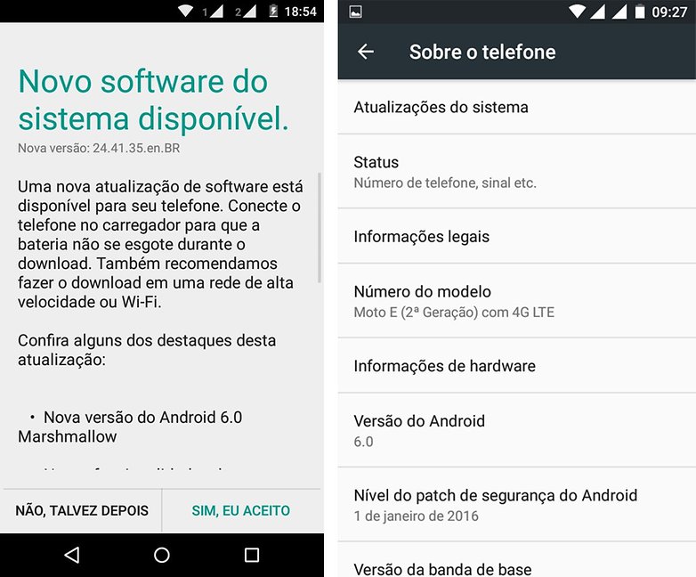 moto e upfate