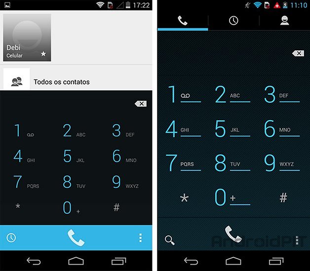 Moto G Android kitkat discador