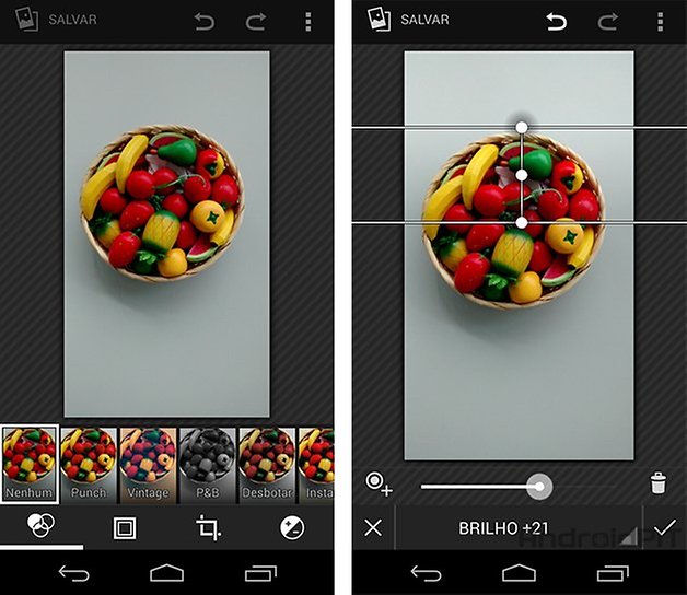 Moto G Android kitkat editor imagem