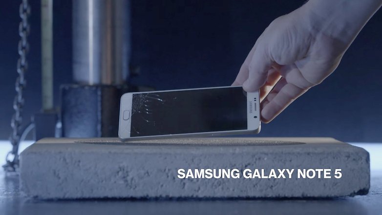 galaxy note 5 teste queda moto x force