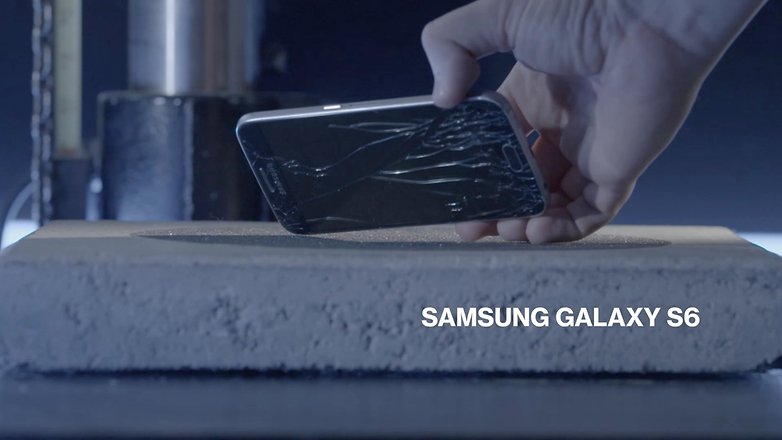 galaxy s6 teste queda moto x force