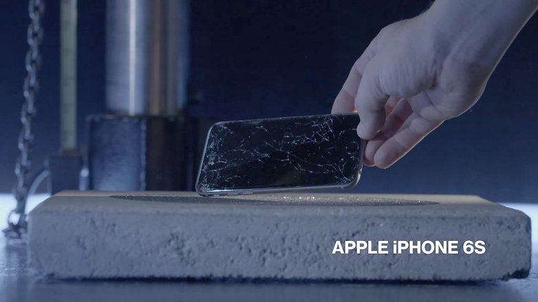 iphone 6s teste queda moto x force