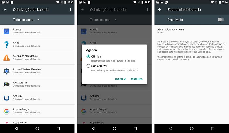 moto x style marshmallow otimizacao bateria