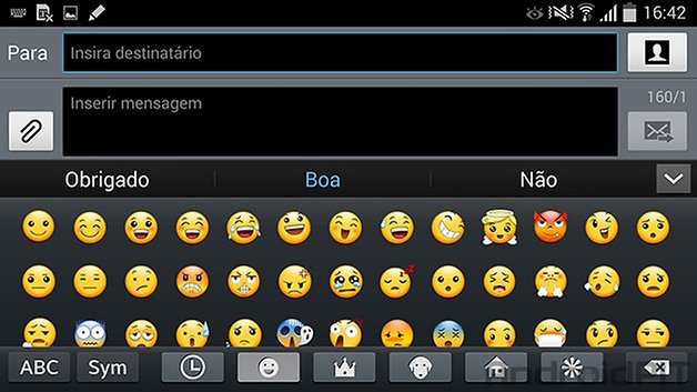 Note 3 kitkat teclado