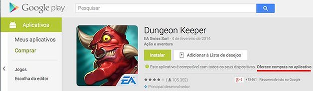 Play Store compras app