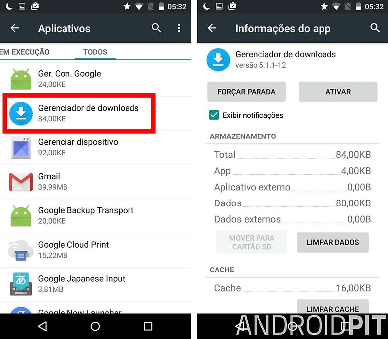google play nao funciona gerenciador downloads