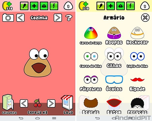 Pou telas